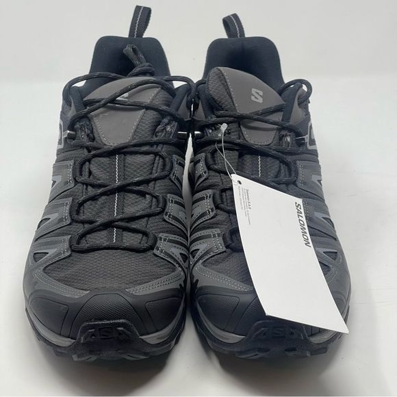Salomon X Ultra Pioneer Shoes Mens 12.5 Black Gray Waterproof Hiking Trail New - Picture 5 of 14